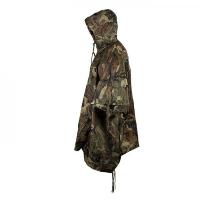 PONCHO RIPSTOP CAMOUFLAGE WOODLAND AVEC CAPUCHE