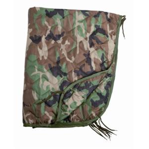 PONCHO LINER / COUVERTURE MATELASSEE 210 X 150 CM CAMOUFLAGE WOODLAND