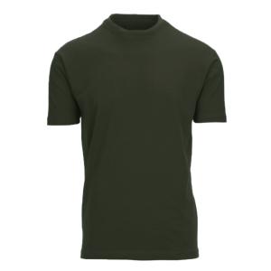 TEE SHIRT UNI VERT COL ROND ET MANCHES COURTES HOMME TAILLE S