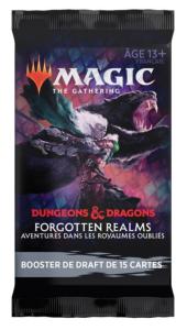 BOOSTER DRAFT DE 15 CARTES SUPPLEMENTAIRES MAGIC THE GATHRING - FORGOTTEN REALMS AVENTURES DANS LES ROYAUMES OUBLIES