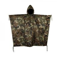 PONCHO RIPSTOP CAMOUFLAGE WOODLAND AVEC CAPUCHE