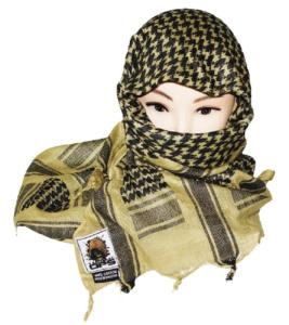 SHEMAGH / KEFFIEH / CHECHE / FOULARD AFGHAN TACTICAL OPS 100% COTON TAN 100 X 100 CM 