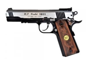 1911 CO2 SPORT 601 GBB BLOWBACK FULL METAL NOIR ET ARGENT WIN GUN