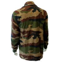 CHEMISE POLAIRE F1 ARMEE FRANCAISE CAMOUFLAGE CENTRE EUROPE AVEC COL MONTANT ZIPPE