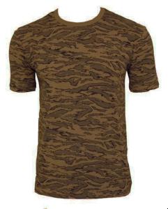 TEE SHIRT CAMOUFLAGE AIR FORCE DESERT COL ROND ET MANCHES COURTES