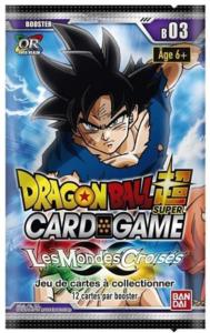 DRAGON BALL SUPER CARD GAME - BOOSTER DE 12 CARTES LES MONDES CROISES - B03