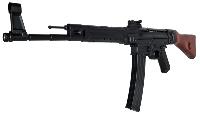 SCHMEISSER MP44 AEG SEMI ET FULL AUTO  FULL METAL ET BOIS VERITABLE 1.5 JOULE AVEC BAT ET CHARG