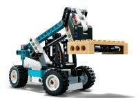JEU DE CONSTRUCTION BRIQUE EMBOITABLE LEGO TECHNIC 2 EN 1 LE CHARIOT ELEVATEUR ET CAMION GRUE