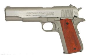 SA 1911 SEVENTIES STAINLESS SWISS ARMS CO2 BLOW BACK 4.5 MM METAL SEMI AUTO 1.6 JOULE